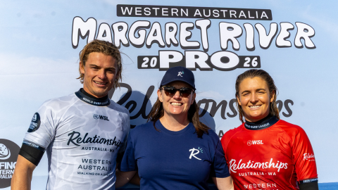 Relationships Australia WA Trials Make Waves for Mental Health at the Margaret River Pro